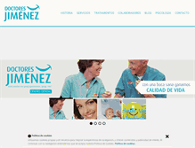 Tablet Screenshot of doctoresjimenez.com